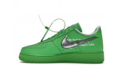 (Free Shipping)Nike Air Force 1 Low Off-White Light Green Spark DX1419-300