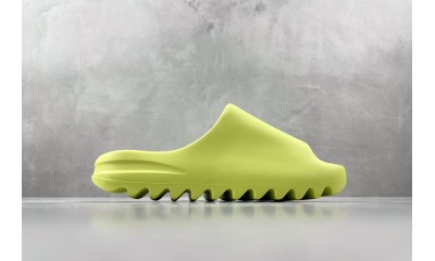 (Free Shipping)Adidas Yeezy Slide Glow Green GX6138