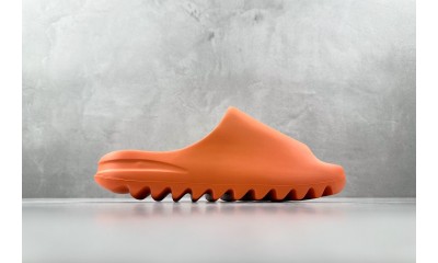 (Free Shipping)Yeezy Slide Enflame Orange GZ0953