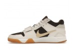 (Free Shipping)(5% off discount:WUKE5)Travis Scott x Jordan Cut The Check Nice Kicks White Brown FZ8117-100