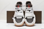 (Free Shipping)(5% off discount:WUKE5)Travis Scott x Jordan Cut The Check Nice Kicks White Brown FZ8117-100