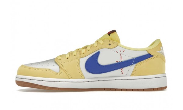 (Free Shipping)(Men and Women)Jordan 1 Retro Low OG SP Travis Scott Canary DZ4137-700(5% off discount:WUKE5)