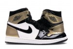 (Free Shipping)Jordan 1 Retro High Gold Top 3 861428-001