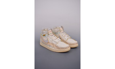 (Free Shipping)Jordan 1 Retro High OG SP Union Woven Sail FD2565-100