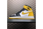 (Free Shipping)Jordan 1 Retro High Yellow Ochre 555088-109