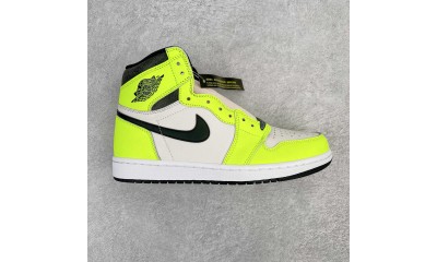 (Free Shipping)Air Jordan 1 High OG 'Volt' 555088-702