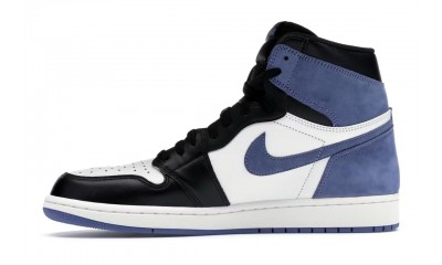 (Free Shipping)Jordan 1 Retro High Blue Moon  555088-115