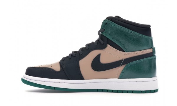 (Free Shipping)Jordan 1 Retro High Bio Beige Anthracite Mystic Green (W) AH7389-203