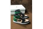 (Free Shipping)Jordan 1 Retro High Bio Beige Anthracite Mystic Green (W) AH7389-203