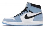 (Free Shipping)Jordan 1 Retro High White University Blue Black 555088-134