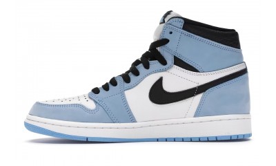 (Free Shipping)Jordan 1 Retro High White University Blue Black 555088-134