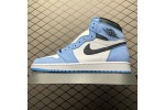 (Free Shipping)Jordan 1 Retro High White University Blue Black 555088-134