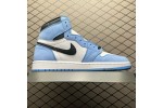 (Free Shipping)Jordan 1 Retro High White University Blue Black 555088-134