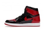 (Free Shipping)Air Jordan 1 High OG 'Bred Patent' 555088-063