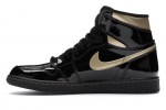 (Free Shipping)Jordan 1 Retro High Black Metallic Gold (2020) 555088-032