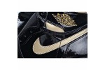 (Free Shipping)Jordan 1 Retro High Black Metallic Gold (2020) 555088-032