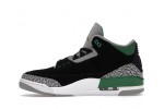 (Free Shipping)Air Jordan 3 Retro Pine Green Cement Grey Black CT8532-030