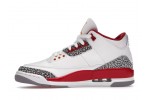 (Free Shipping)Jordan 3 Retro Cardinal Red CT8532-126