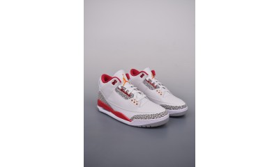 (Free Shipping)Jordan 3 Retro Cardinal Red CT8532-126